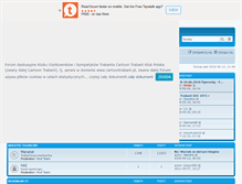 Tablet Screenshot of forum.cartoontrabant.pl